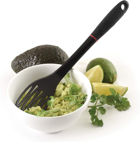 Norpro 1728 Grip-EZ Fiskie, 11 Inch Fork-and-Whisk Combo, One Size, Black