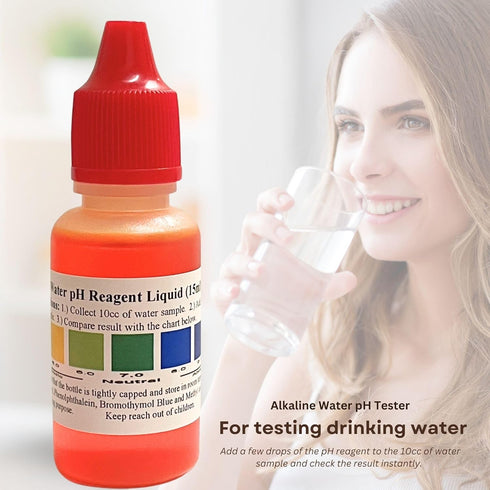 SANASTEC RED/75-100 Water pH Test Liquid - Tests