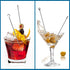 20Pcs Stainless Steel Cocktail Picks Stick - Reusable Metal Skewers for Olives, Appetizers, Bloody Mary