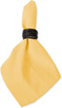 DII Solid Pastel Napkin Set, Cotton, Yellow, 20x20 Inch, 6 Count