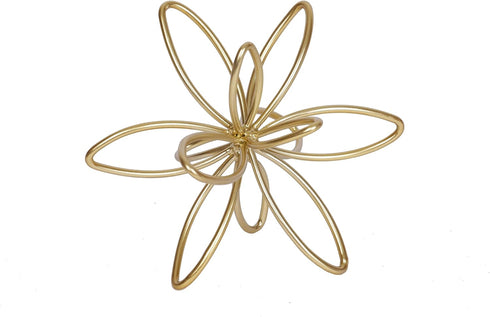 PUHOZN Gold Metal Sculpture Decoration Geometric Sphere Decor Modern Abstract Cube Figurine Ball