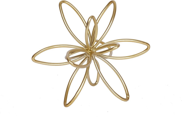 PUHOZN Gold Metal Sculpture Decoration Geometric Sphere Decor Modern Abstract Cube Figurine Ball