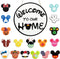 19Pcs Cute Mouse Interchangeable Seasonal Welcome Door Sign - Front Door Decor for Farmhouse