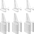 30 Pack Clear Card Display Stands, Acrylic Card Stands for Sports Cards, Mini Card Holders (2.7 Inch)