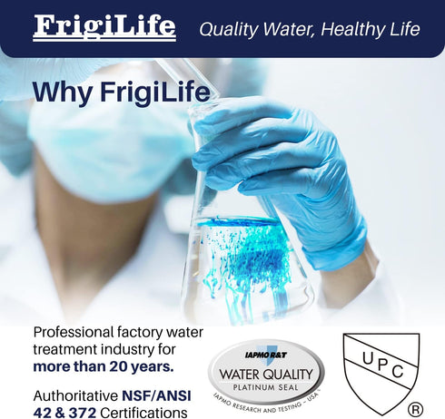 Refrigerator Water Filter 1 Pack Compatible with Frigidaire EPTWFU01, EWF02, Pure Source Ultra II