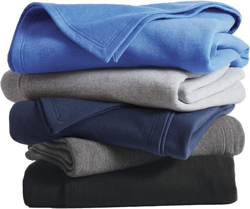 Personalized Custom Oversized Fleece Sweatshirt Blanket (65"x85") - Throw Keepsake Blanket for Housewarming, Babies,