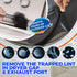 Holikme Dryer Vent Cleaner Kit, Dryer Cleaning Tool with Brush, Omnidirectional Blue Lint Vacuum Attachment