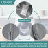 2-Pack Washer Dryer Cover, Waterproof Dustproof Cover for Front-Loading Machines, W27 D33 H39 inch (Gray)