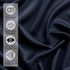 PANELSBURG Bunk Bed Curtains for Bottom, Navy Blue Blackout Short Kids Curtains, 36 Inch Length