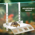Stainless Steel Hanging Turtle Basking Platform, 12" x 16" Turtle Ramps, Turtle Tank Accessories