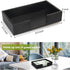 Black Wooden Napkin Holder, Guest Towels Holder for Bathroom, Modern Kitchen Napkin Holder for Table Countertop Paper