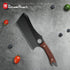 Dream Reach 6.9 Inch Black Meat Cleaver, High Carbon Steel Boning Knife with Sheath Gift Box and Bottle Opener