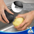MR.SIGA Fruit and Vegetable Cleaning Brush, Pack of 2, Non Slip Comfortable Grip, Black