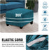 Velvet Square Ottoman Covers Slipcover Square Footstool Protector Covers Storage Stool Ottoman Covers Stretch