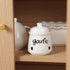 Ceramic Mini Garlic Keeper with Lid, Farmhouse Kitchen Decor Garlic Saver Container for Countertop