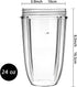 Replacement Cups for Nutribullet, 24oz Blender Cups Compatible with NutriBullet 600w and 900w Blender