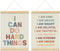foedor Positive Affirmations Wall Decor Set of 2, Nursery Toddler Calming Corner Classroom