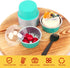 Disposable Ramekins with Lids 50 Pack,Free-Air 5oz Aluminum Foil Cupcake Cups Baking Tin,Mini Muffin Tins Cupcake Containers Holders for Home And Business -Cyan Blue by Free-Air