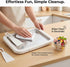 2 Frozen Rolled Ice Cream Maker Kit, DIY Ice Cream Roll Tray with Scrapers, No Electricity Required, Stainless Steel