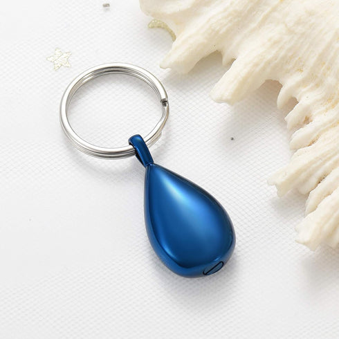Yinplsmemory Cremation Keychain for Ashes, Always In My Heart Urn Locket Memorial Keepsake