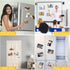 YixangDD Magnetic Picture Frames 10 Packs, Fridge Magnetic Photo Frames for 4 x 6 Inches Photos, White