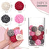 DomeStar 24PCS Pink Rattan Balls - Valentine's Day Decorative Balls for Bowl Centerpiece - 2 Inches Cute Wicker Balls