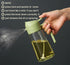 Oil Sprayer for Cooking, 2 in 1 Glass Olive Oil Dispenser 14.5oz/430ml (Green)