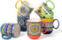 HENXFEN LEAD Boho Ceramic Coffee Mugs Set of 6 14 oz Porcelain