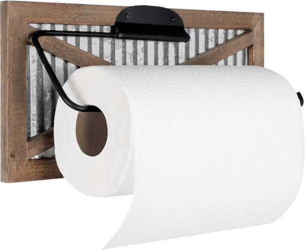 Autumn Alley Rustic Farmhouse Paper Towel Holder Wall Mount - Country Home
