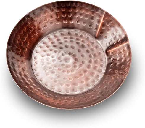 Copper Spoon Rest for Stove Top - Hammered Copper Utensil Holder & Kitchen Accessories - Rustic Farmhouse Countertop