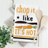 Funny Utensils Kitchen Towels and Dishcloths - Set of 4 Absorbent Drying Tea Towels for Cooking and Baking