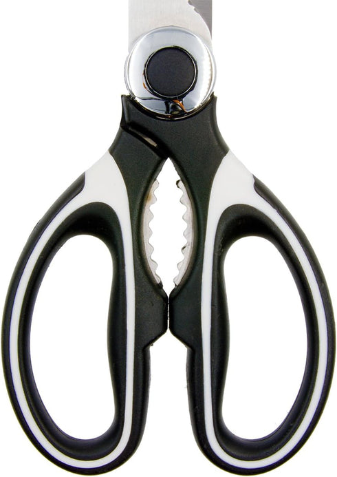 Kitchen Shears, Chef Scissors, Meat Shears, 2-Pack Kitchen Scissors with Premium Stainless Steel Blades (White)