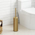 Set BESy Toilet Brush and Holder, Toilet Cleaner Bowl with Two Brush with Extra Long Handle, Durable Bristles Toilet