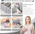 ULENDIS 9 Pack Wardrobe Clothes Organizer for Drawers, Foldable Mesh Separation Box, Drawer Dividers for Clothes