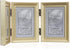 Lawrence Frames Bead Border Design, 2.5x3.5 Triple, Satin Gold