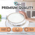 Felt Plate China Storage Dividers Dish Protectors (WHITE, 48 LARGE)