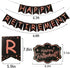 Retirement Party Decorations for Women, Black Rose Gold Happy Retirement Banner and Swirls with Rose Gold Confetti