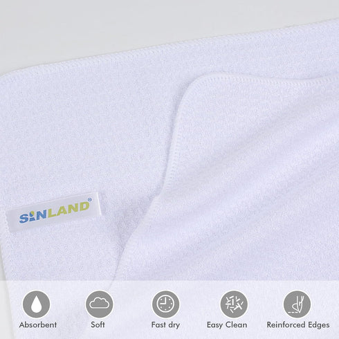 16 Inch 16 Inch 10 Pack SINLAND Microfiber Kitchen Towel Premium Sublimation Blank Towels Fast Drying Tea Towel