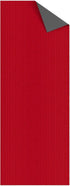 Solid Design Non-Slip Rubberback Area Rug, 2x4 Indoor/Outdoor for Entryway, 2' x 4', Red
