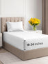 Extra Deep Pocket Twin Sheets Set - 3 Piece Breathable & Cooling Bed Sheets - Soft, Wrinkle Free White