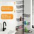 Tondid 6 2 47-122 Inch, Shower Caddy Corner, Tier Tension Pole Rod Bathroom Organizer Shelves, Adjustable Bathtub