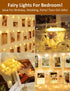 33FT 100 50 8 Photo Clip String Lights with Remote, LED Battery Operated String Lights, Waterproof Copper Wire Starry