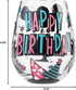 Enesco Stemless Glass Happy Day, Multicolor