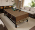 LAVSHOME Traditional Feature Coffee Table Cover Rectangle with Embroidered Flowers.Coffee Table Cloth and
