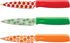 Hampton Forge 3 Piece Printed Paring Knives with Blade Guards