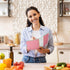 Recipe Book to Write Your Own Recipes, ALLTREE Blank Cookbook with 15 Tabs, 120 Pages, Pink