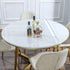 AimerGro 28 Inch Round Clear Plastic Dining Room Tablecloth Protector Vinyl PVC Furniture