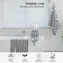 18 Set Loop-6 Towels,6 Towels,6 Set Pcs Gray Stripe Bath Towel with Hanging Bath Hand Washcloths Soft Family Towels