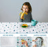 2 Pack 46" 42" Splat Mat for Under High Chair & Arts & Eating Mess, Waterproof Baby Playtime Anti-Slip High Chair Mat