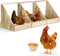 Chewoof 3 Pack Chicken Nesting Box, Wooden Single Compartment Chicken Nesting Box for
